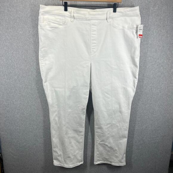 Good American Denim - Good American Good Waist Crop Womens 5XL White EUC